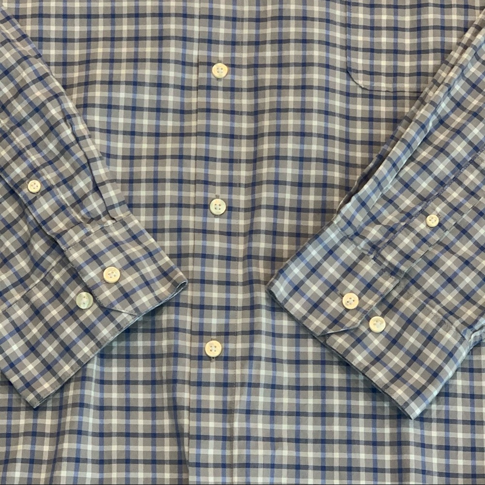 CLAIBORNE 80’s 2-Ply Long Sleeve Button Up Shirt - Picture 3 of 11